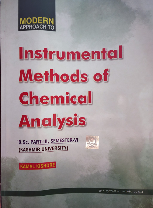 Instrumental Methods of Chemical Analysis